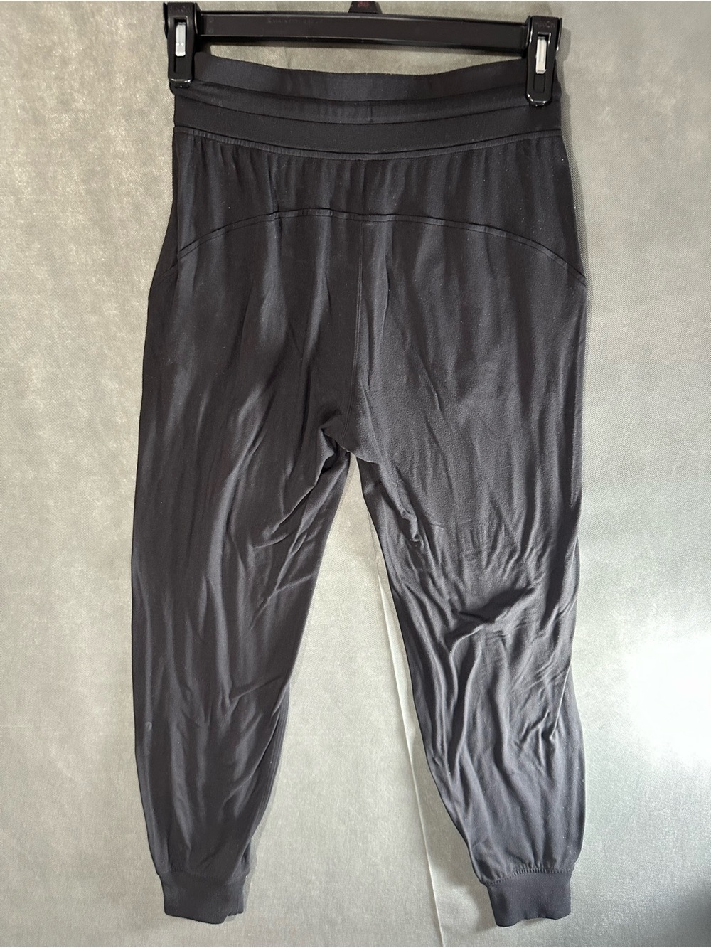 Lululemon Black Joggers - Size 6 - High Rise Athletic Pants - Picture 4 of 12